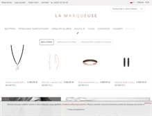 Tablet Screenshot of lamarqueuse.pl
